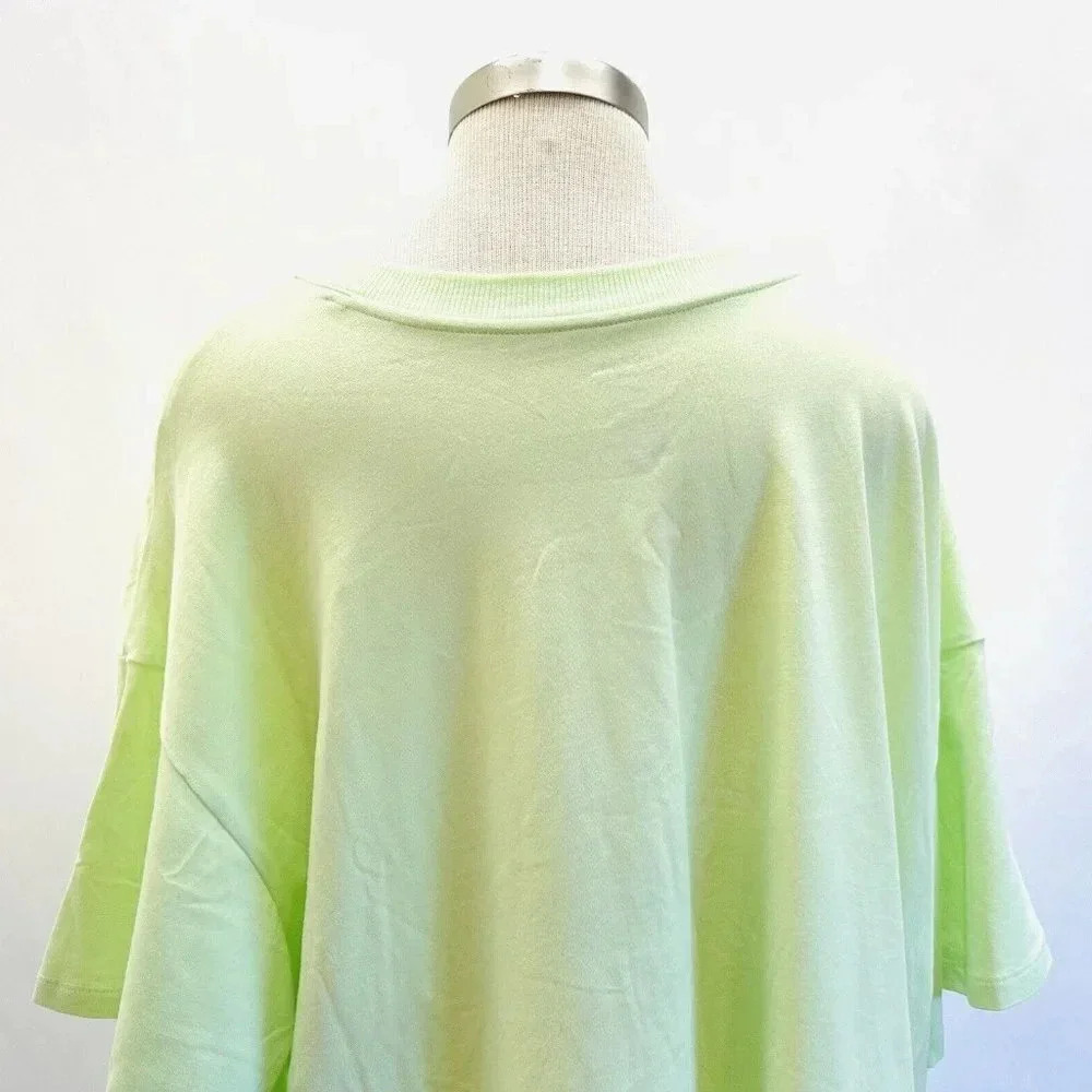 NWT TEK GEAR Women Short Sleeve Crew Neck On the Go Gear Green Shirt Plus Sz 3X - Picture 9 of 12